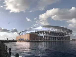 Peel L&P reveals design for Everton’s new Premier League football stadium in Liverpool, UK