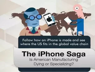 The supply chain of the iPhone