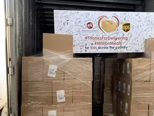 UPS delivers five millionth meal to struggling families