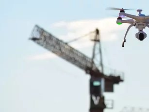 How could drones be used in the construction industry?