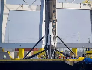 Elon Musk unveils SpaceX's BFR spaceship main body tool