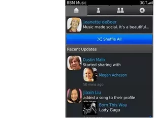 BlackBerry BBM Music App Debuts