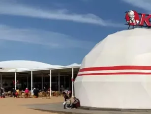 KFC enters the fast food market in Inner Mongolia, in a yurt