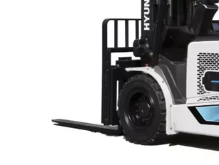 Hyundai unveils hydrogen powered small forklifts
