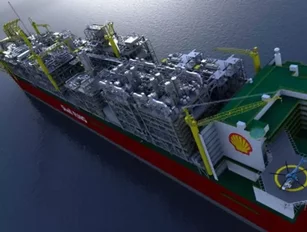 Shell floats hull for world's largest ship