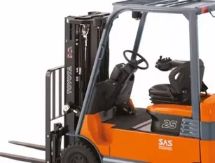 Toyota increases safety with new electric forklift
