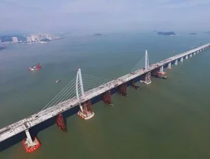 The world’s longest sea bridge to be constructed in China