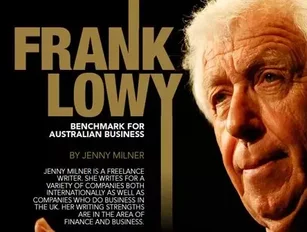 Frank Lowy: Benchmark for Australian Business