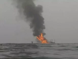 Chevron Nigerian Rig Fire Finally Burns Out