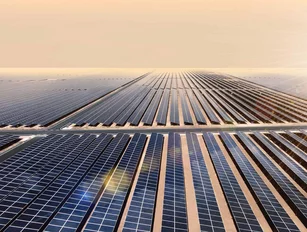 The world's largest solar tower is located in Dubai