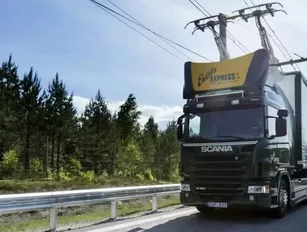 Siemens and Scania open world's first electric road in Sweden