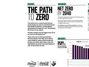 Coca-Cola European Partners Strives for Net Zero Emissions