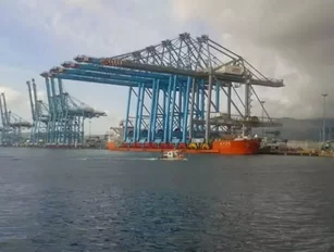 ISS assist Algeciras super crane installation designated for Triple E class container ships