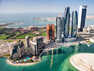 Abu Dhabi's constantly evolving skyline and coastline