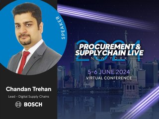 Chandan Trehan, Digital Supply Chains Lead at Bosch