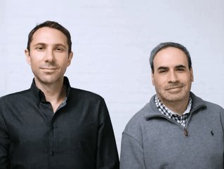 Thimble was founded in 2016 by Jay Bregman (left) and Eugene Hertz.