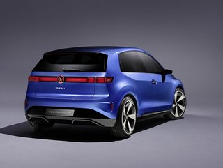 The rear view of the new Volkswagen ID.2all concept EV