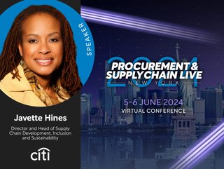Javette Hines, Director and Head of Supply Chain Development, Inclusion and Sustainability at Citi
