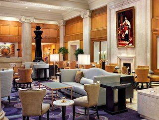 The lobby at the Omni King Edward Hotel in Toronto. Picture: Omni King Edward Hotel