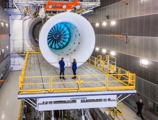 UltraFan demonstrator on test  Credit: Rolls-Royce