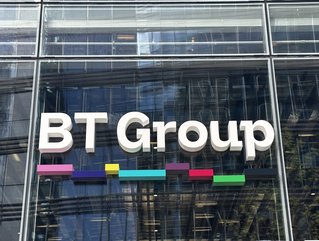 Exterior of BT Group head office - One Braham, London