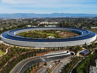 Apple's headquarters in California. The company's CEO, Tim Cook, is taking a pay cut.