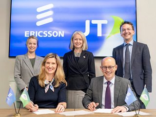 Executives at JT and Ericsson sign a contract to bring 5G to the Channel Islands. Credit: Ericsson