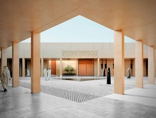 Credit: Masdar City | The First Rammed-Earth Mosque Will Produce Zero Emissions