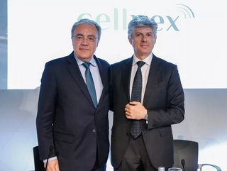 Tobias Martínez (left), the outgoing CEO of Cellnex, with Marco Patuano, who will succeed him in June