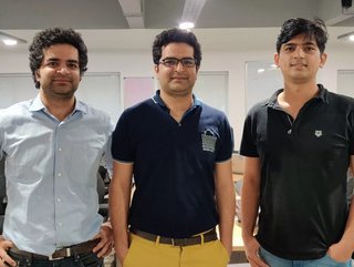 Signzy founders (from l-r) Arpit Rankan, Ankit Ratan and Ankur Pandey. © Signzy
