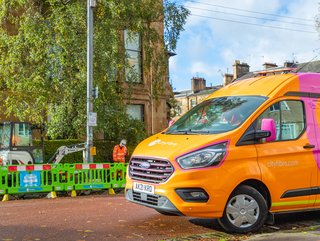 Orange and pink van