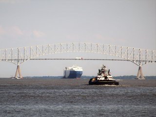 Francis Scott Key Bridge in Baltimore collapsed after being struck by the Dali container ship. Picture: Getty Images