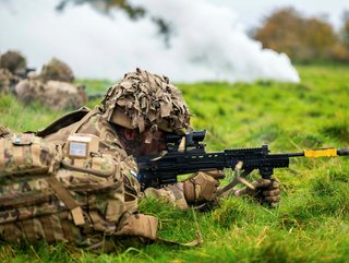Soldiers from 1 Regt AAC Conduct their final attack of Exercise URBAN MAPLE  (Credit: Tpr David Allen AAC / UK MOD © Crown copyright 2023)