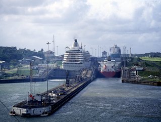 Ongoing drought in Panama means 123 vessels are currently queuing, awaiting passage through the Panama Canal, whose water levels are at record lows.