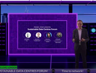Neil Perry introduces speakers at Data Centre LIVE's Sustainable Data Centres Forum