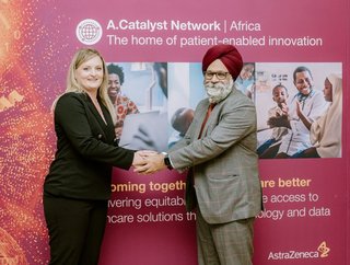 MedSol AI CEO Dr Kathryn Malherbe and AstraZeneca Country President, African Cluster, Gagan Singh