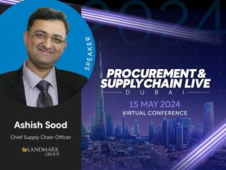 Ashish Sood, Chief Supply Chain Officer (CSCO) at Landmark Group