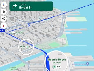 The new Google Maps features are designed to help EV drivers