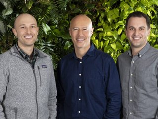 David Risher (centre), the new CEO of Lyft, with co-founders Logan Green (left) and John Zimmer. Picture: Lyft