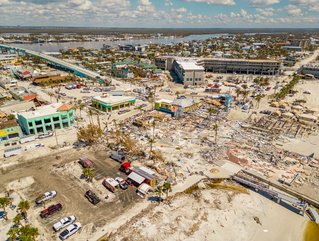 Fort Myers in the aftermarth of Hurricane Ian