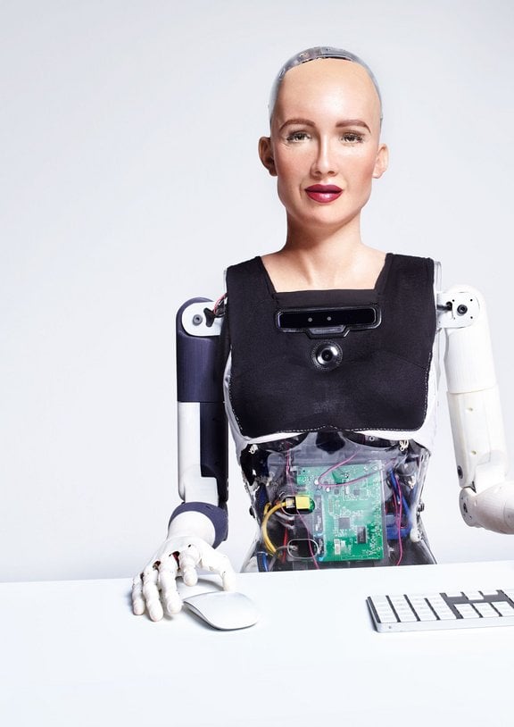 real sophia robot