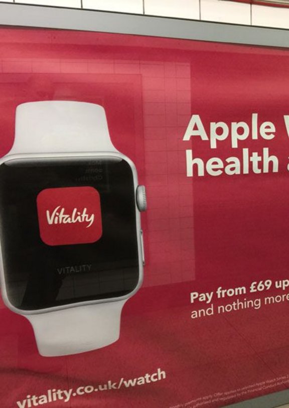 Vitality's ActiveLife tracks health data from Apple watches