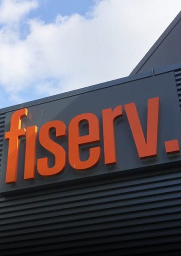 Waving Flag With Fiserv Logo. Editorial 3D Rendering Stock Photo, Picture  and Royalty Free Image. Image 80069425.