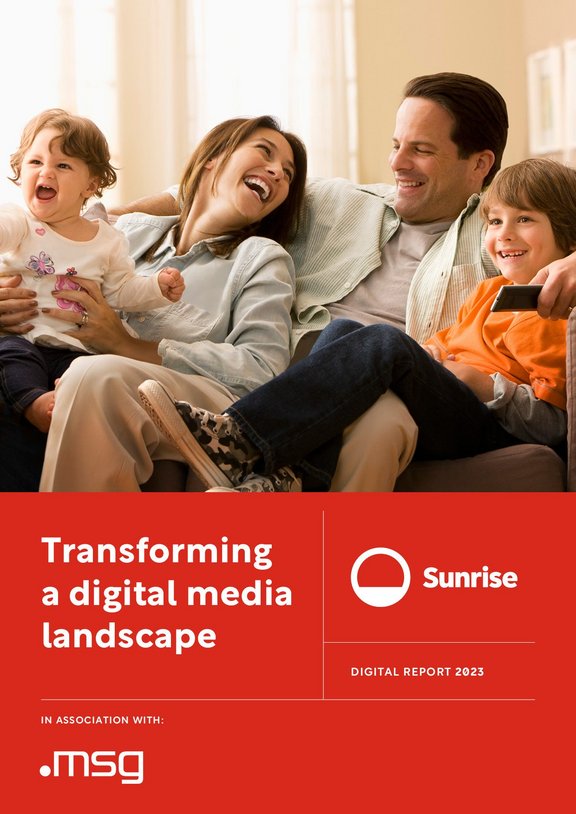 Sunrise Transforming a digital media landscape Brochure Technology