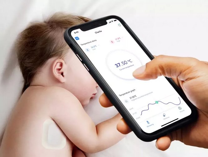 Wearable Thermometer Ran's Night Series｜Healthcare/Health Management｜Life  Science｜Fujikin Incorporated