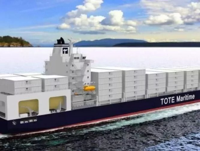 Tooke Containers TOTE commits to 'world's most environmentally friendly containership ...