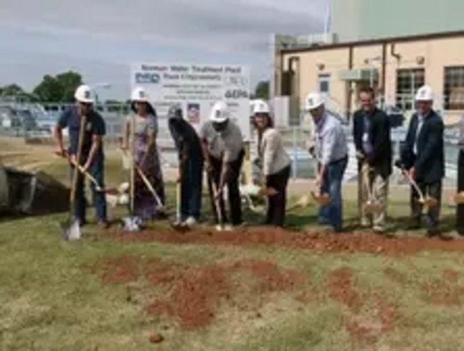 City of Norman, Oklahoma, Water Treatment Plant Supplying Norman with