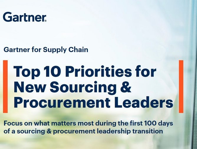 Top 10 Gartner priorities for new procurement leaders Supply Chain