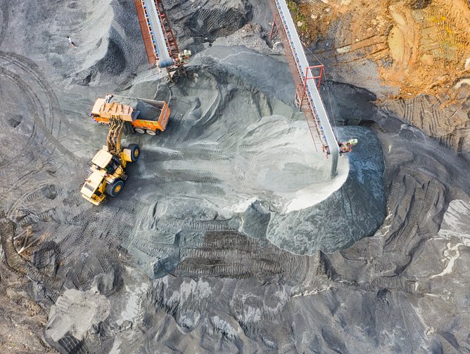 mining tie fighter