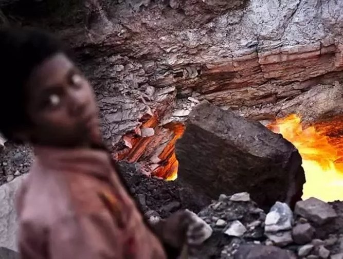 PHOTOS] Underground Coal Fires in India
